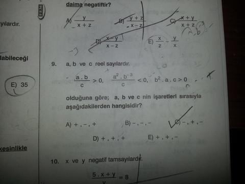 Mat1:Temel Kavramlar Sorular -ISC-