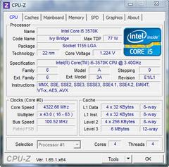  İ5 3570K(Costa Rica) @ 4.4 GHz(1.320v) vs H80İ Prime 95 Testi