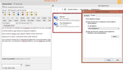 GM Discovery usb ile internet
