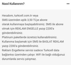 Turkcell Platinum Kullananlar Kulübü