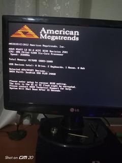  please enter setup to recover bios setting :(