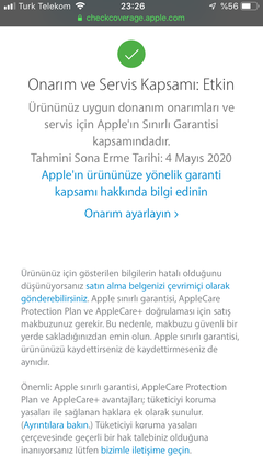 iphone 6S 32GB - 04.05.2020 tarihine kadar garantili. PİLİ APPLE TARAFINDAN DEĞİŞTİRİLMİŞTİR. 2150TL