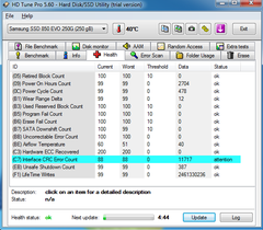  Samsung 850 evo ssd hız sorunu