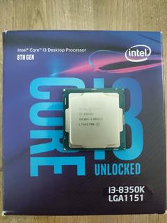 Intel i3-8350K 4 Çekirdekli İşlemci Garantili 750 TL Son Fiyat
