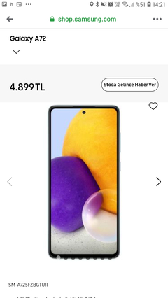 Samsung Galaxy A72  [ANA KONU]