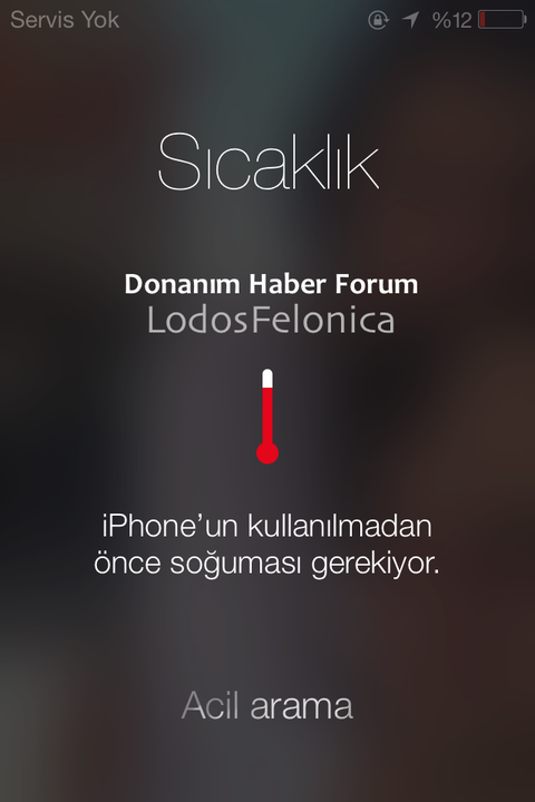 iOS 7 Beta - Isınma Sorunu