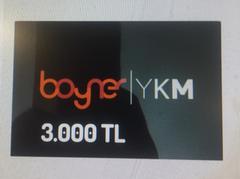 Boyner 3000 TL hediye Kartı 2600 TL(2 yıl geçerli)