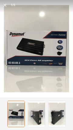 Dynamat 5 kanal 7500 wat 4x90 rms amfi