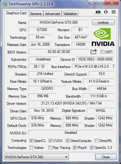 SPARKLE NVIDIA GEFORCE GTX 260 CORE 216 REV. 2 (55 nm) - 896 MB GDDR3 448 BİT [220 TL]