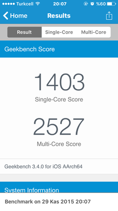  Geekbench Skorlarınızı Paylaşmak ister misiniz?