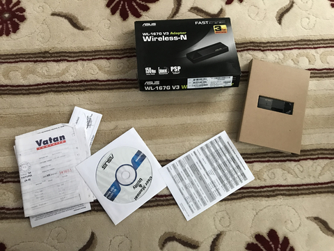 ASUS WL-167G V3 Wireless Adaptörü