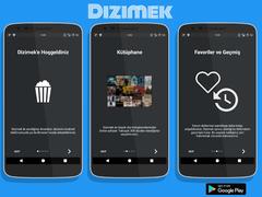 Netflix alternatifi "Dizimek" - Birçok özellik - Google Play Store'da