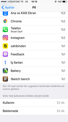 İphone sarj somuruyor