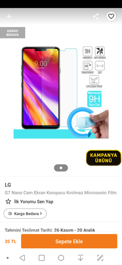 ★★★★ LG G7 ThinQ ANA KONU ★★★★