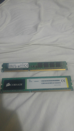 Kingstone 4gb ddr3 1600 ram ve 256mb x1550 vga 120tl