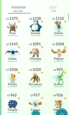  satılık 27 level pokemon go hesabı (350.000) stardust lı