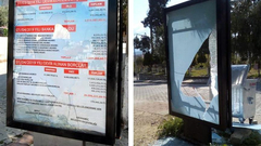 Borç yazılı billboardları kıran AKP’li belediye işçisi çıktı 