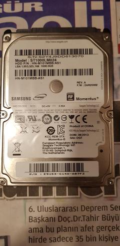 SATILIK 1 TB SAMSUNG 2.5" HDD