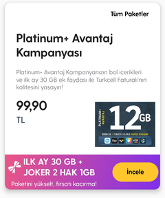 Turkcell Platinum Kullananlar Kulübü