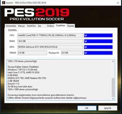 PES 2019 PC Sistem Gereksinimleri