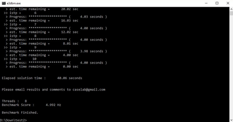 Euler3D Benchmark (Hesaplamalı Akışkanlar Dinamiği Testi)