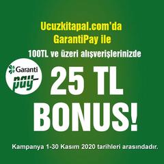 Ucuzkitapal.com'da GarantiPay İle 25TL Bonus Fırsatı 