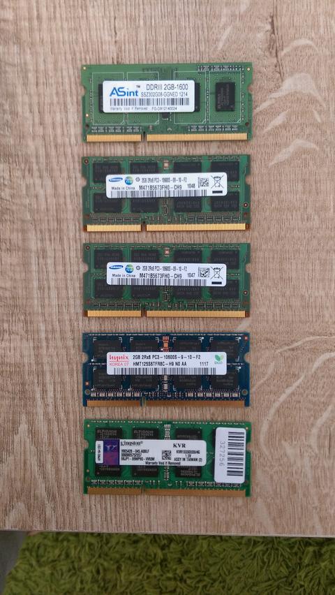 Satılık DDR3 Notebook RAMları ( 2GB 4GB)