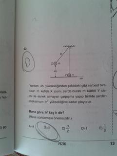  4 Fizik Sorusu [Acil Yardım Edin]