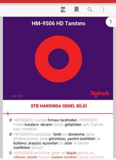 DİGİTURK HUMAX 9506 (Genel Konu)