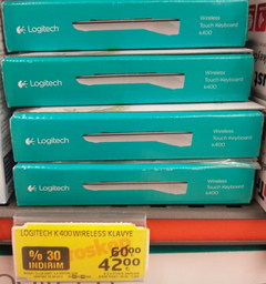  Yanıyor!! Logitech K400 Kablosuz klavye 42 TL (Migros)