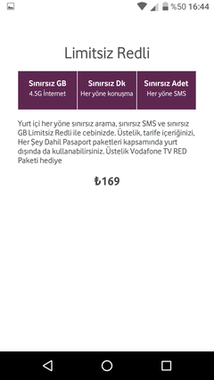 Vodafone Limitsiz Tarifeler! (ANA KONU)