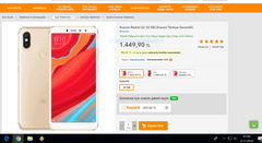 Satılık - xiaomi redmi s2 , 3/32gb , sıfır , resmi Türkiye garantili