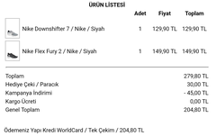 NIKE Ayakkabı Sezon İndirimi + 125/25, 200/40 Çek Kombosu (MORHİPO)