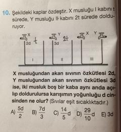 FİZİK : BABAYİĞİTLERE ÖZKÜTLE (YOĞUNLUK) SORULARIM