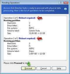  Acronis Disk Director Suite 10 --> Resimli Anlatım....