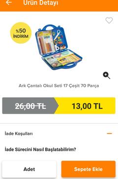 !Yanıyor! Migros sanal market kırtasiye ürünlerinde %50 indirim var