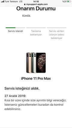 ABD’ den alınan İphone 11Pro Max Garantisi Nasıl