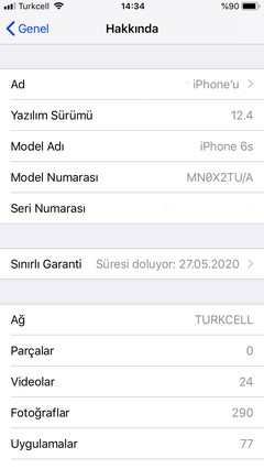 !!! Satıldı !!! Iphone 6s 32GB