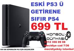 ESKİ PS3 Ü GETİR EN HATASIZ SIFIR PS4 Ü 699 TL YE AL