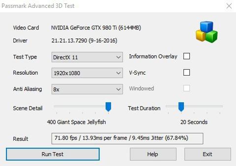 passmark ekran kartı test sıralaması