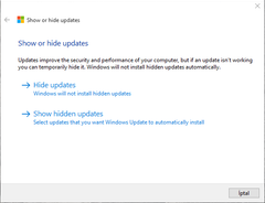 Windows 10'da İstediğimiz Güncellemeyi Seçip Yükleme veya Gizleme Ayarı Nasıl Yapılır