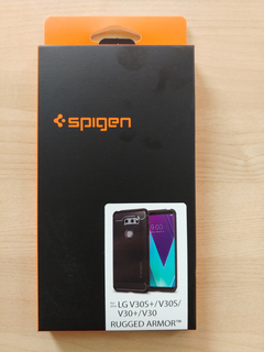 Satılmıştır / LG V30 Spigen Rugged Armor kılıf (SIFIR)