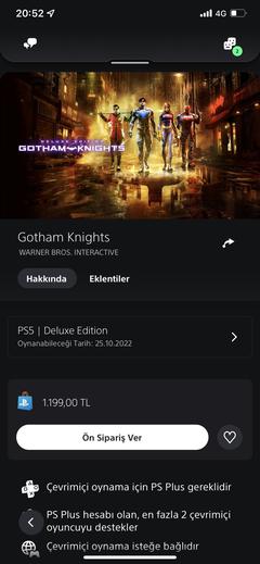 Gotham Knights'ın PS4 ve Xbox One Sürümleri iptal Edildi