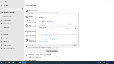 Windows 10 DS4 bluetooth sorunu