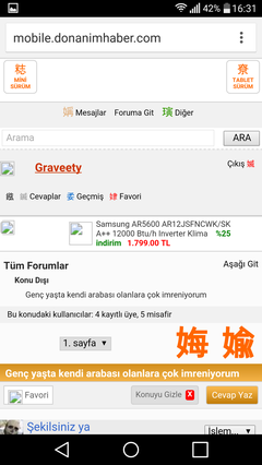  Sizde de forum arada böyle görünüyor mu?