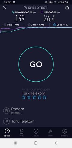 TÜM OPERATÖRLER 4,5G HIZ TESTİ [ANA KONU] 5G YE DOĞRU ADIM ADIM