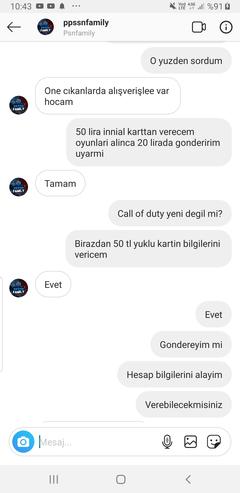 Instagram digital oyun dolandiriciliğı dikkat