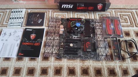 SATILIK i5 6600 + MSI Z170A GAMING M3 + 16 GB DDR4 RAM 3 LÜ SET