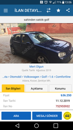 Sıfır civic ve işçilik... 