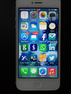  Satılık iPhone 5 16 GB Beyaz 1000 TL